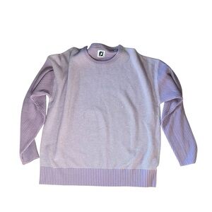 FootJoy Purple Golf Sweater XL Wool Blend Pullover Women’s